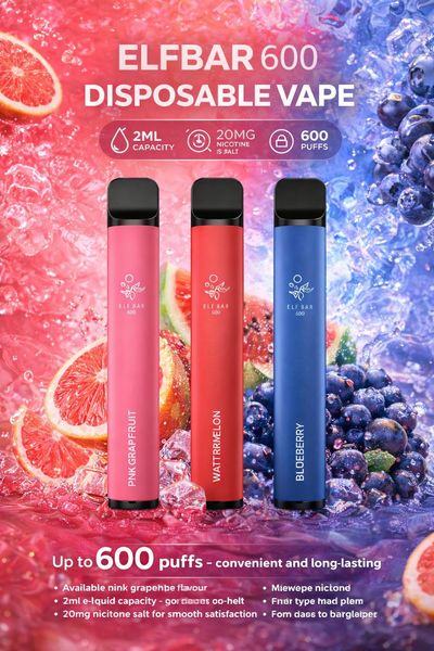 Elfbar 600 - Elfbar vape Bangalore